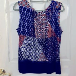 Calvin Klein Patchwork sleeveless top